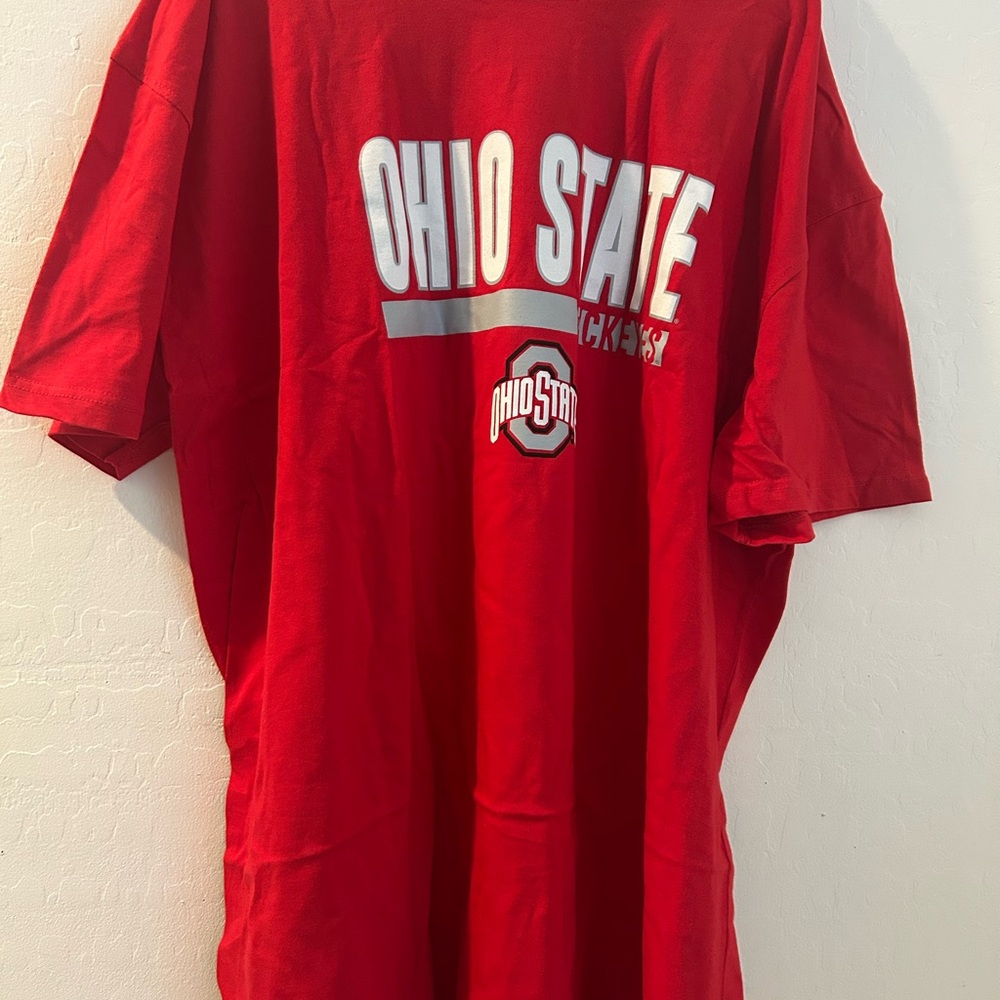 Ohio State Buckeyes Red T-Shirt Size 4XL Big and Tall